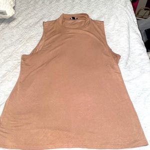 Express XL Turtle Neck Nude Tank. In great condition. Used twice!